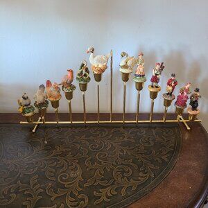 House of LLoyd Christmas Around The World 12 Days of Christmas Centerpiece Boxed